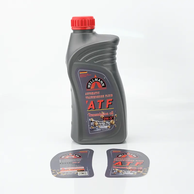 Butelki na olej HDPE formowane z rozdmuchem z etykietą IML